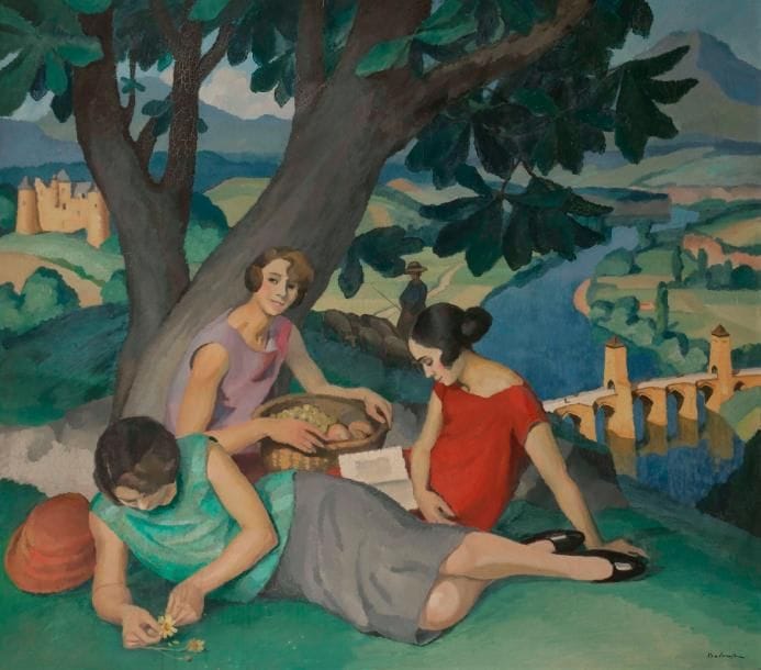 Gaston BALANDE (1880-1971)
Cahors, Après-midi à la campagne au pont Valentré
Huile sur toile.
Signée en bas à droite.
125 x 140 cm

Une attestation du comité Balande n°2220, en date du 7 mars 2018, sera remise à l’acquéreur.