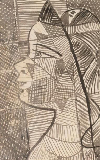 Louis LATAPIE (1891-1972)
Profil, 1948
Encre de Chine.
Signée en bas à droite.
49 x 31 cm

Nous remercions Madame Laure Latapie pour les informations qu’elle nous a transmises.