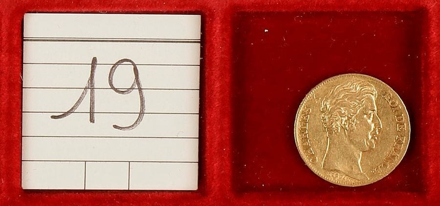 CHARLES X (1824-1830).
20 francs, 1825-W=Lille. 
Ga.1029 Fr.550 
KM.726.4 
TB