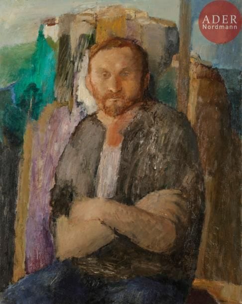 Larissa Ivanovna NAUMOVA (née en 1945)
Portrait d’homme. 1982
Huile sur toile.
Signée, datée et titrée au dos.
100 x 80 cm

Лариса Ивановна НАУМОВА (род. в 1945 г.)
Мужской портрет. 1982
Холст, масло.
Подпись, дата и название на обороте.
100 х 80 см