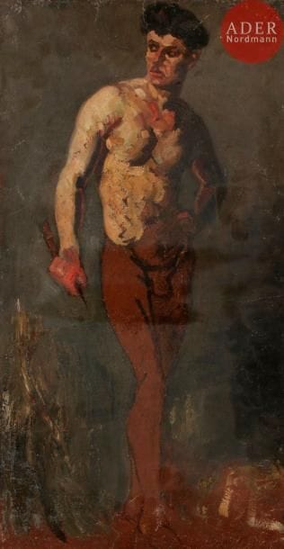 Armand GUILLAUMIN (1841-1927)
Étude d’homme debout - Nu étendu, vers 1873
2 huiles sur carton contrecollé sur toile.
L’une signée.
(Rentoilées, restaurations, craquelures).
70 x 38 et 44 x 71 cm

Provenance : 
Collection du Docteur Gachet. 

Un certificat pour chaque œuvre sera remis à l’acquéreur.

Ces œuvres seront reproduites dans le second volume du Catalogue Raisonné d’Armand Guillaumin en préparation par le Comité Guillaumin sous la direction de Dominique Fabiani, Jacques de la Béraudière et Stéphanie Chardeau-Botteri.