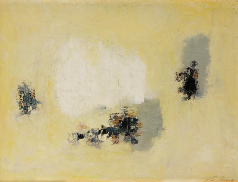 Léon ZACK [franco-russe] (1892-1980)

Impromptu, 1961
Huile sur toile.
Signée en bas à droite.
Signée et datée sur la toile.
50?x?65?cm