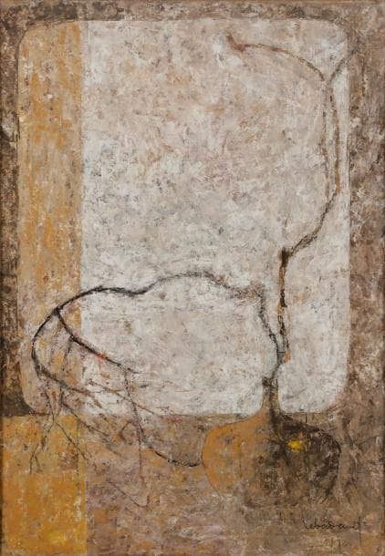 Dang LEBADANG [vietnamien] (1921-2015)

Nature morte Ikebana, 1972
Technique mixte sur papier contrecollé sur toile.
Signée et datée en bas à droite.
91?x?63?cm
