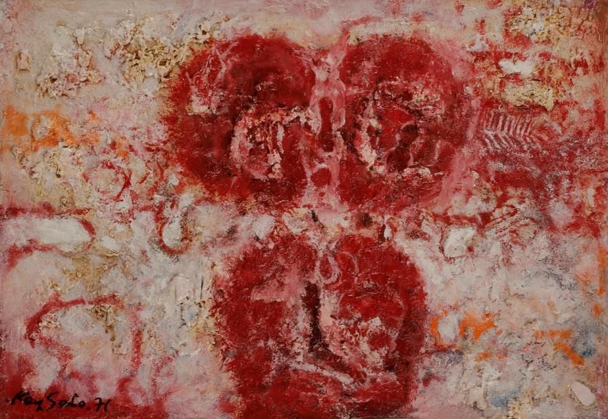 Key SATO [japonais] (1906-1978)

Fossiles dans le ciel, 1971
Huile sur panneau.
Signée et datée en bas à gauche.
Signée, datée et titrée sur le montage.
24?x?33?cm

Provenance?:
Galerie Jacques Massol, Paris (étiquette au dos).