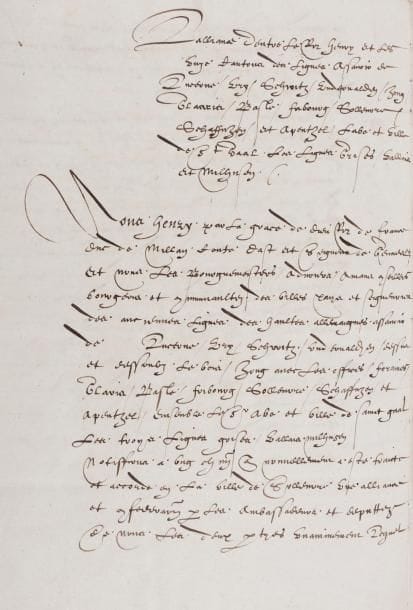 Suisse Manuscrit, 1516-1549 (copie d’époque) ; 35 pages in-fol, sous cartonnage moderne marron
   Traités entre la France et les cantons suisses
   Traité de Fribourg entre François Ier et les 13 cantons suisses des Ligues (Zurich, Berne, Lucerne, Uri, Schwitz, « Undervalden dessus et dessous les boys », Zoug, Bâle, Fribourg, Soleure, Schaffhouse, Appenzell, avec l’abbé et ville de Saint-Gall, les trois Ligues grises, Valais, et la ville de Mulhouse), 29 novembre 1516 : paix perpétuelle, prévoyant 700 000 écus d’or et des pensions pour les cantons, des privilèges commerciaux et des reconnaissances territoriales, en échange de l’engagement des Suisses de ne plus jamais combattre la France et de permettre à la France de recruter des troupes en Suisse – Traité de Soleure entre Henri II et les 11 cantons suisses des Ligues, 6 juin 1549 : alliance défensive entre la France et les cantons catholiques et leurs alliés (l’abbé de Saint-Gall, les trois ligues des Grisons, le Valais et Mulhouse), étendue aux territoires sous domination française (Asti, Gênes, le Bolognais), avec conditions financières avantageuses pour les soldats des cantons, et l’assurance de ne jamais servir sur mer
