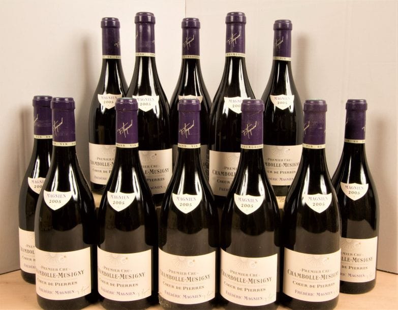 12 B CHAMBOLLE MUSIGNY CŒUR DE PIERRES (1er Cru) (Caisse Bois), Frédéric Magnien, 2005