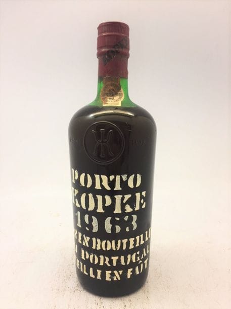 1 B PORTO 75 Cl 20,5° (L.B; mise en bouteille en 1989), Kopke, 1963