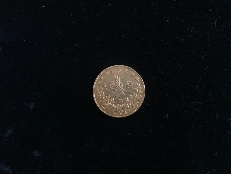 1 pièce en or. Empire de Turquie Poids: 7.23g

Frais acheteur : 8% HT