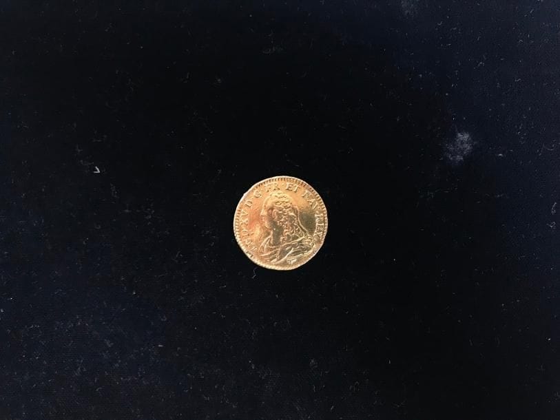 1 pièce en or. Louis d’or aux lunettes - 1726 - Paris A Poids: 8.04g
(nettoyée et marques de monture)

Frais acheteur : 8% HT
 