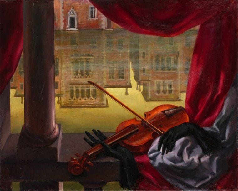 Paul MANTES (1921-2004)
Venise. Huile sur toile.  65 x 81 cm  