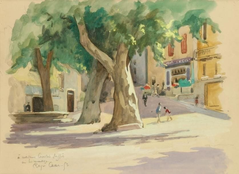 Roger CASSE (Paris 1880 - ?)
Vue de Digne - Vue de Vesoul - Village du Midi Trois aquarelles sur traits de crayon noir 26 x 18,5 cm - 14,5 x 17,5 cm - 23 x 31,5 cm. Signées, datées et situées.