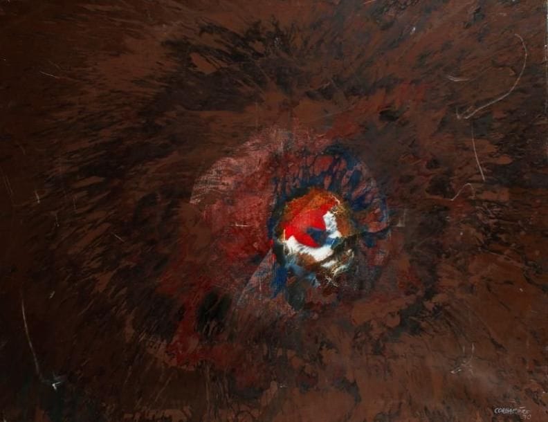 Jean CORBASSIERE (né en 1920)
Sans titre, 1970 Huile sur toile. Signée et datée en bas à droite. Rayures. 97 x 130 cm