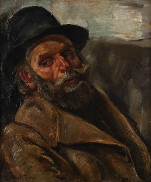* Emile-Othon FRIESZ (1879-1949)
Portrait de M. Paquereau, 1924 Huile sur toile. Signée et datée en bas à gauche. (restaurations). 55 x 46 cm. Provenance: Galerie Mazarine, 20 octobre 1957. Expositions: - Othon Friesz, Galerie Charpentier, Paris,1950. - Maîtres connus et méconnus de Montmartre à Montparnasse, Château d'Annecy, juin-sept 1964, décrit page 28 sous le n° 52 du catalogue de l'exposition et reproduit sous ce même numéro. - Arts et Lettres, Musée de Vevey, 1965. - Exposition d'Art Moderne Français, Exposition itinérante Tokyo, Asahi et Shimbun, Tokyo, 1967.