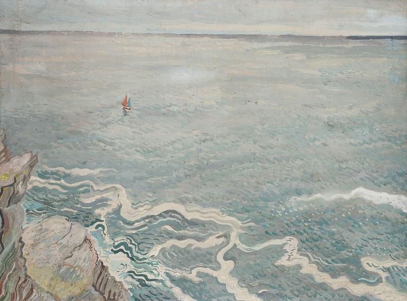 Joseph HECHT (1891-1951) (attribué à)
Marine Huile sur toile. 58 x 78 cm.