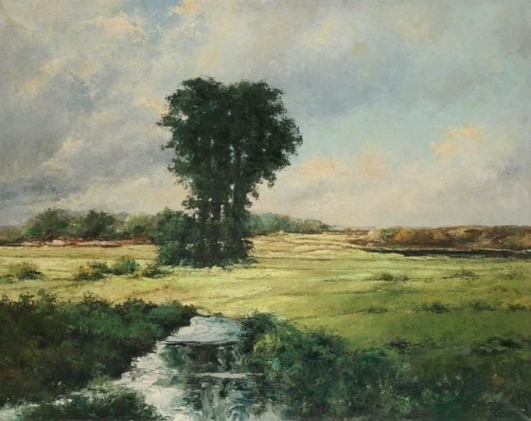 Joseph KOUTACHY (né en 1907)
Paysage Huile sur toile. Signée en bas à droite. 73 x 92 cm.