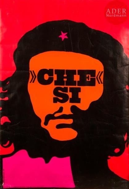 [AFFICHE MAI 68]
Roman CIESLEWICZ (1930-1996)
Che Si, 1967
Sérigraphie en couleurs.
Affiche créée pour la couverture de la revue Opus International
Signée et datée 1/68 en bas à gauche.
Entoilée.
80.5 x 54 cm