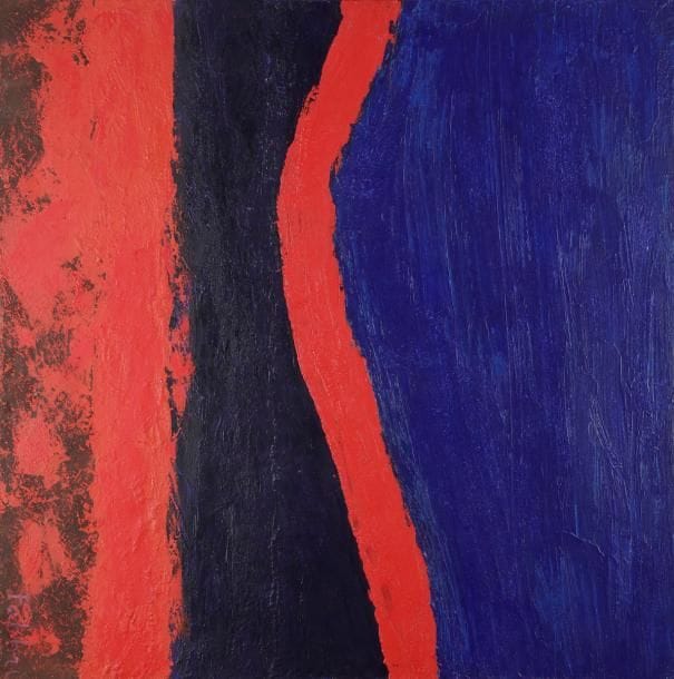 Ottavio FABBRI (né en 1946)
Paysaggio, 1993
Acrylique sur toile.
Signée, datée et titrée au dos.
100 x 100 cm