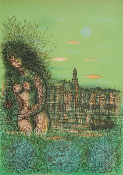 Jean CARZOU - Jean JANSEM
Femme fleur - Jeune fille assise
Deux lithographies.
Signées et numérotées.
Environ 56 x 76 cm chacune