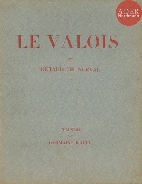 KRULL, GERMAINE (1897-1985)
Le Valois. 
Firmin-Didot et Cie, Paris, 1930.
In-4 (33 x 25 cm). Édition originale, brochée. 78 pp. 48 photographies reproduites en héliogravure. Couverture souple.
Ouvrage présenté avec 21 tirages photographiques argentiques de Germaine Krull, dont 15 sont reproduits dans l’ouvrage. Tirages d’époque au format 33 x 25 cm.
Ref. Auer, p. 159.