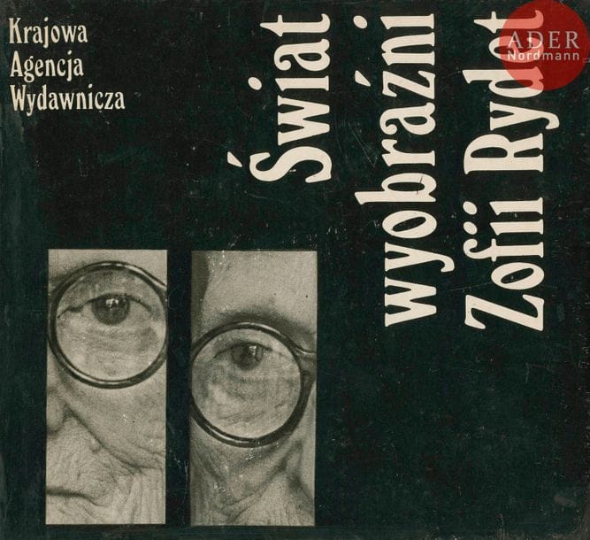 RYDET, ZOFII (1911-1977)
Swiat wyobrazni.
Krajowa Agencja Wydawnicza, Varsovie, 1979.
In-4 (21,5 x 24 cm). Édition originale. Couverture rigide illustrée, n.p.