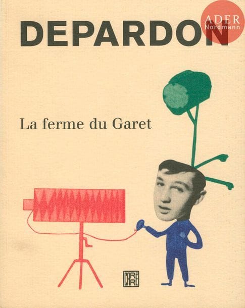 DEPARDON, RAYMOND (1942) 
La Ferme du Garet.
Carré, Paris, 1995.
In-12 (20 x 16 cm). Édition originale, brochée, signée par Raymond Depardon. 320 pp. Nombreuses photographies en noir et blanc et en couleurs. Texte autobiographique de Raymond Depardon. Couverture souple illustrée.
Ref. Parr & Badger, II, p. 73.