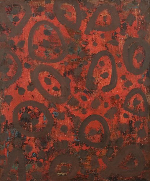 Guido LLINAS (1923-2005)
Pintura Negra, 1973
Huile sur toile.
Signée et datée en pied.
Signée, datée et titrée au dos.
65 x 54 cm