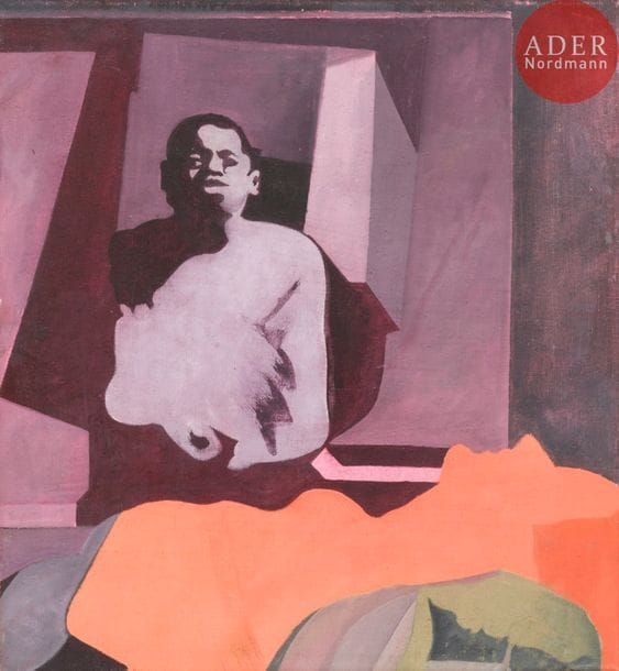 Jean-Pierre LE BOUL'CH (1940-2001)
Sans titre, vers 1967
Huile sur toile.
Non signée.
50 x 46 cm

Bibliographie :
Denis Fizelier, Jean-Pierre Le Boul’ch, Être peintre justement, Éditions L’Art est vivant, Area Paris, 2018.