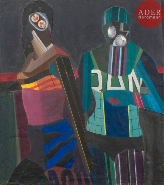Jean-Pierre LE BOUL'CH (1940-2001)
Sans titre, 1967
Huile sur toile.
Signée au dos.
92 x 81 cm

Bibliographie :
Denis Fizelier, Jean-Pierre Le Boul’ch, Être peintre justement, Éditions L’Art est vivant, Area Paris, 2018.