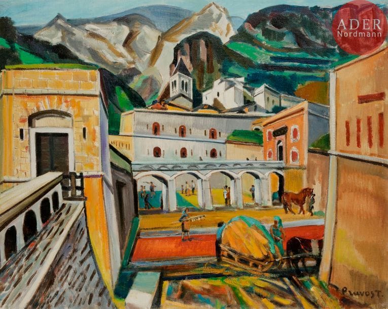 Pierre PRUVOST (1921-2008)

Italie, Vinadio, la Citadelle
Huile sur toile.
Signée en bas à droite.
81 x 100 cm