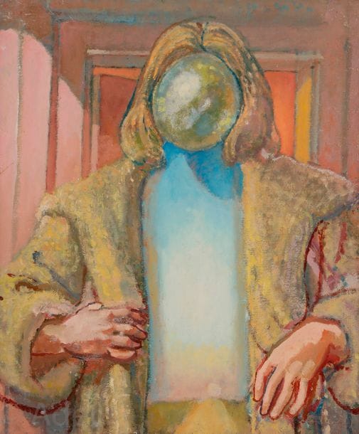 Antoine Malliakaris dit MAYO [grec-égyptien] (1905-1990)
Femme au visage à la sphère, vers 1965
Huile sur toile.
Porte le cachet de l’atelier en bas à droite.
65 x 54 cm

Provenance : 
Vente de l’atelier, Maître Le Mouel, Paris, 1re vente, 6 novembre 2002.

Exposition : 
Mayo, Centre culturel européen, Delphes, 2008, n°10, reproduit p. 53 du catalogue.