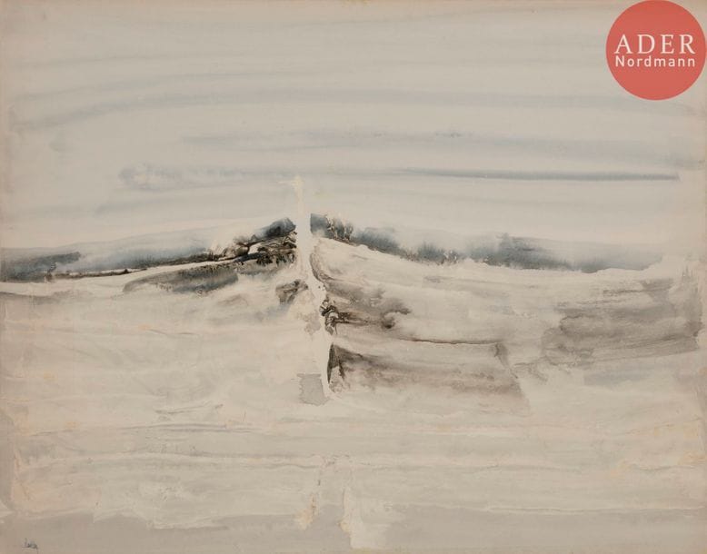 Kim HAMISKY [franco-vietnamien] (né en 1943)
Composition
Huile sur papier.
Signée en bas à gauche.
50 x 65 cm

Provenance : 
Galerie Jean-Robert Arnaud, Paris.