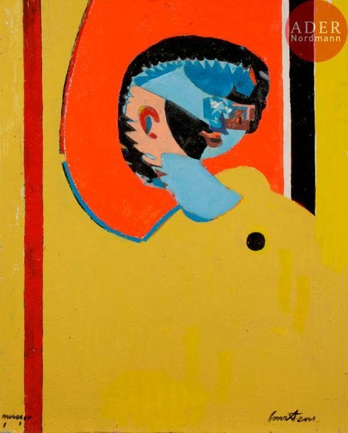 Pierre COURTENS (1921-2004)
Portrait de femme
Huile sur toile montée sur panneau.
Signée en bas à droite.
76 x 61 cm