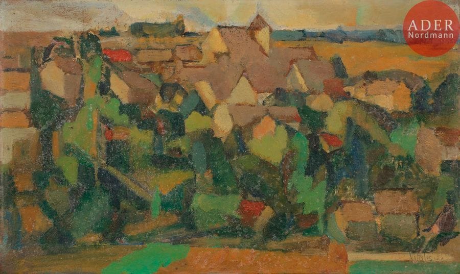 Macario VITALIS (1898-1990)
Village, 1959
Huile sur panneau.
Signée et datée en bas à droite.
24 x 41 cm
 
L'œuvre sera incluse au Catalogue Raisonné de Macario Vitalis actuellement en préparation par Christine Thorailler, Ophelia Tequi et Claude Tayag.