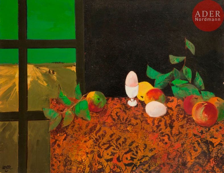 Georges HOSOTTE (né en 1936)
Solitude, 1976
Huile sur toile.
Signée en bas à gauche.
Signée, datée et titrée au dos.
50 x 65 cm