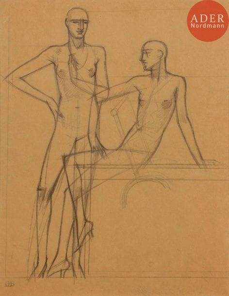 Bernard BOUTET DE MONVEL (1884-1949)
Étude de femme
Crayon noir.
Porte le timbre de l’atelier en bas à gauche.
31.5 x 24 cm