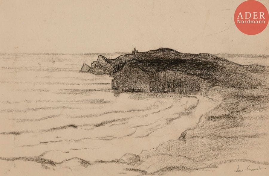 Maximilien LUCE (1858-1941)
Vue de Camaret
Fusain.
Signé et situé en bas à droite.
19.5 x 29.5 cm

Nous remercions Madame Denise Bazetoux d’avoir confirmé l’authenticité de cette œuvre.