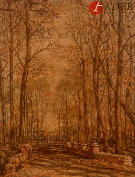 Isaak Israïlevich BRODSKY (1884 - 1939) 
Paysage automnal, 1931
Huile sur toile.
Signée et datée en bas à gauche.
63,5 x 48 cm

Исаак Израилевич БРОДСКИЙ (1884 - 1939)
Осенний пейзаж, 1931
Холст, масло.
Подпись с датой внизу слева.
63,5 х 48 см