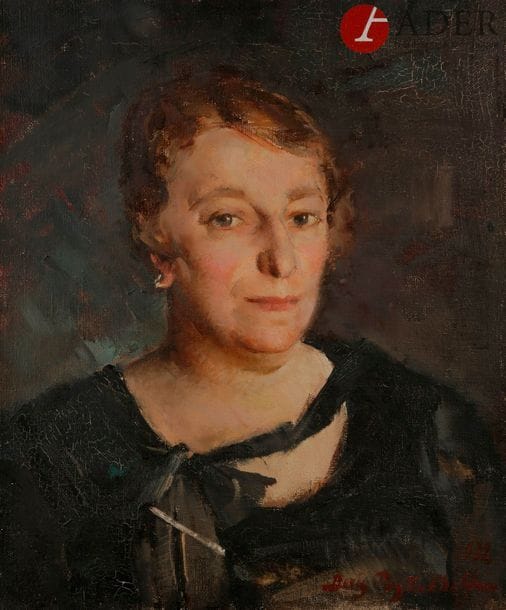Boris Ivanovitch PASTOUKHOFF (1894 - 1974)
Portrait de femme, 1932
Huile sur toile.
Datée et signée en bas à droite.
53 x 46 cm

Борис Иванович ПАСТУХОВ (1894 - 1974)
Женский портрет. 1932
Холст, масло.
Подпись с датой внизу справа.
53 х 46 см