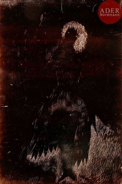 Marie Laurencin (1883-1956) 
Jeune fille à la fleur. (Pl. 1 pour Le Nouveau langage des fleurs, Paris, éd. de l’Étoile, 1925). Deux cuivres, l’un gravé à l’eau-forte, l’autre à la roulette, biseautés, les angles arrondis, aciérés, vernis. 148 x 212. Marchesseau 80. Joint : 5 très belles épreuves sur vélin, dont 4 en couleurs, avant et après aciérage, une du 1er état (sur 2), avant la couleur, sur japon ou sur vélin, 2 signées. Toutes marges. Tirage définitif à 33 épreuves.