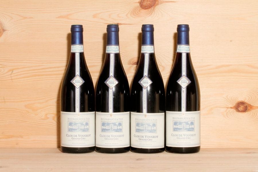 4 B CLOS DE VOUGEOT (Grand Cru), Bouchard Ainé & Fils, 2000