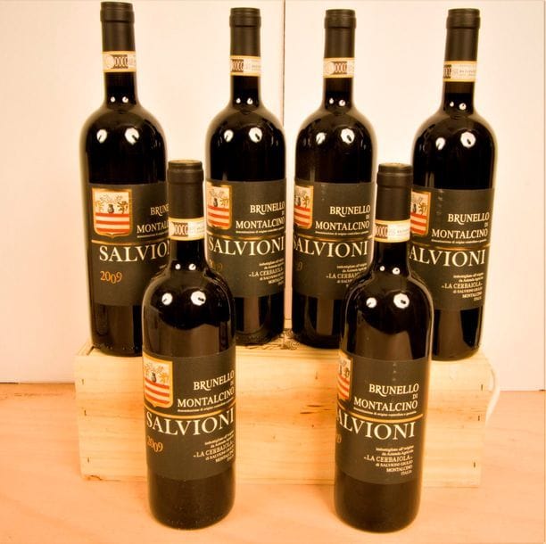 6 B BRUNELLO DI MONTALCINO LA CERBAIOLA, Salvioni, 2009