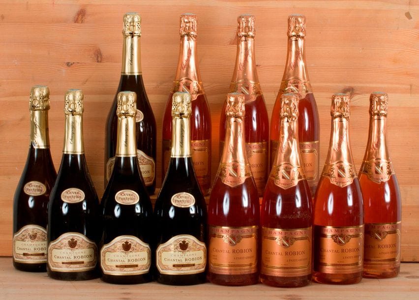 7 B CHAMPAGNE BRUT Rosé, Chantal Robion, NM
5 B CHAMPAGNE BRUT CUVÉE PRESTIGE, Chantal Robion, NM