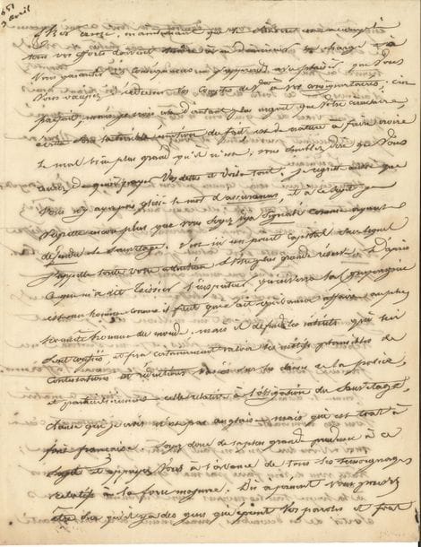 Prosper ENFANTIN (1796-1864) économiste, un des fondateurs du saint-simonisme. 2 L.A.S., 1840-1851, à Gustave Arlès et à son père, François Barthélemy Arlès-Dufour ; 3 pages et quart in-8, et 2 pages et demie in-4, adresses.

   Constantine 16 juin 1840. Affectueuse lettre au « bon garçon » Gustave, parlant de cadeaux pour la fratrie : un bournous, et des confitures du pays, les « bonbons arabes » n’étant que « de mauvais croquets faits avec de la mélasse ou du miel & des mauvaises amandes »… « J’avais envie de te rapporter un petit frère arabe, petit enfant sauvé par un soldat dans un combat & qui était fort gentil : mais son père est venu le réclamer l’on le lui a rendu »… [Paris] 3 avril [1851]. Lettre amicale d’affaires, félicitant Arlès-Dufour de redresser les comptes de ventes, et parlant de son caractère « de nature à faire croire le mal bien plus grand qu’il n’est »… Il regrette qu’Arlès n’ait pas parlé d’assurances. « D’après ce que m’a dit Teissier l’inspecteur qu’enverra sa compagnie est un homme comme il faut […] mais il défend les intérêts qui lui sont confiés, et fera consciemment valoir ses motifs plausibles de contestations et réductions variées sur les clauses de la police, et particulièrement celle relative à l’obligation de sauvetage, clause qui je crois n’est pas anglais – mais qui est tout à fait française »…