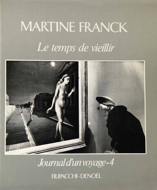 Martine Franck (née en 1938)
Le temps de vieillir Editions Filipacchi-Denoël, Paris, 1980. In-8 (24 x 21 cm). Edition originale, signée et dédicacée par la photographe. 95 pp. Reliure d'éditeur. 