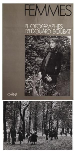 Edouard Boubat (1923-1999)
Femmes. Photographies d'Edouard Boubat. Editions du Chêne, Paris, 1972. In-4 (31 x 24 cm). Edition originale accompagnée d'un tirage de presse. 144 pp. Reliure d'éditeur sous jaquette illustrée.  