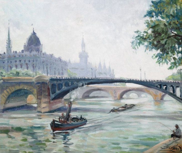 Paul NERI (1910-1965)
La Conciergerie Huile sur toile Signée en bas à droite 38 x 46 cm