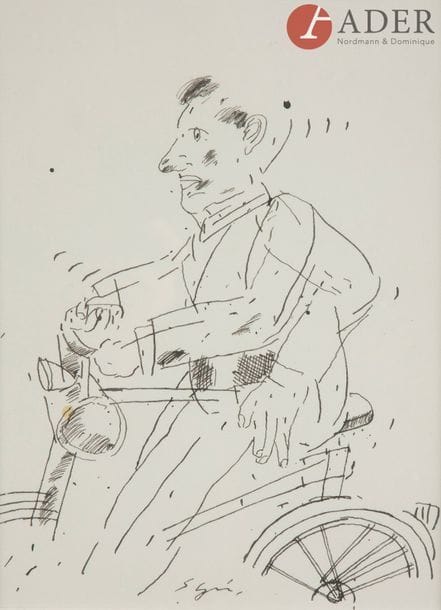 Antonio SEGUI (né en 1934)
Le Cycliste
Encre.
Signée en pied.
21 x 16 cm