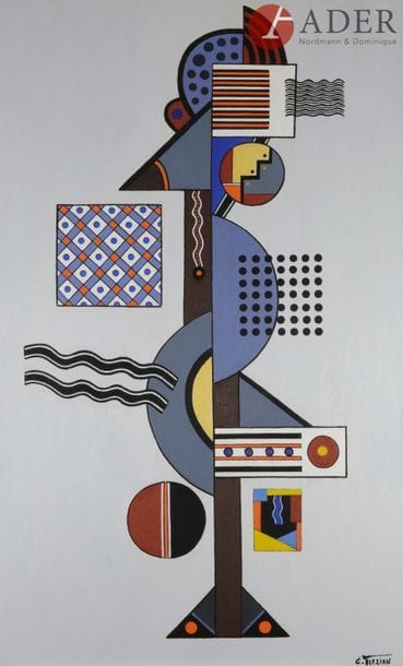 Georges TERZIAN (né en 1939)
Juliette
Huile sur toile.
Signée en bas à droite.
162 x 97 cm