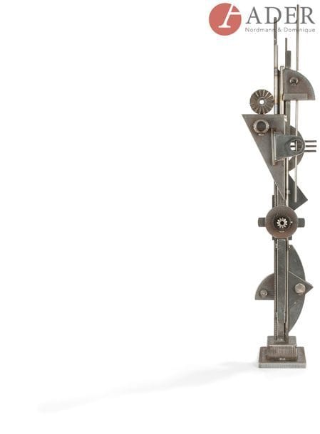 Georges TERZIAN (Né en 1939)
Rosalie
Sculpture en métal.
Signée sur la base.
Hauteur : 93 cm