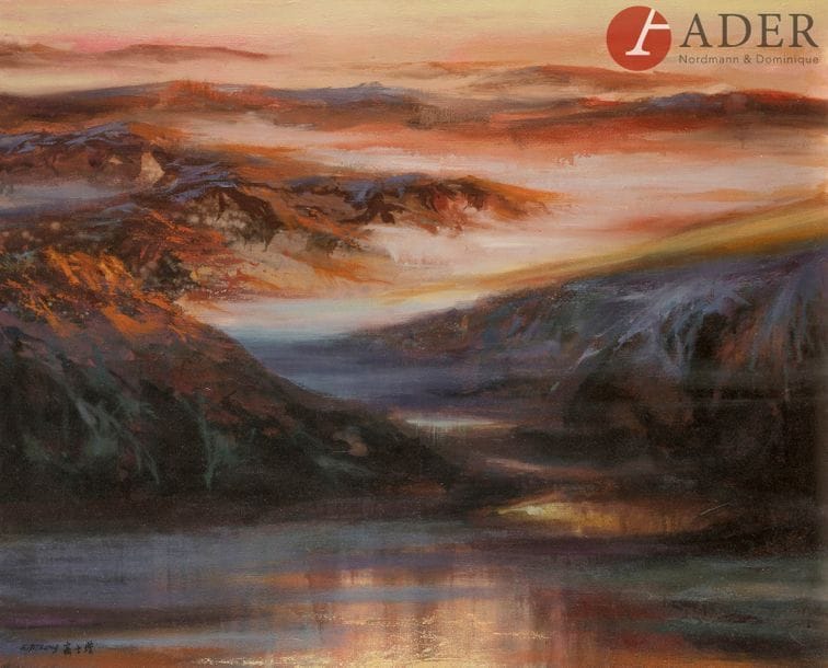 FU Shizeng dit Fu Ji TSANG (né en 1958)
Paysage
Huile sur toile.
Signée en bas à gauche.
81 x 100 cm